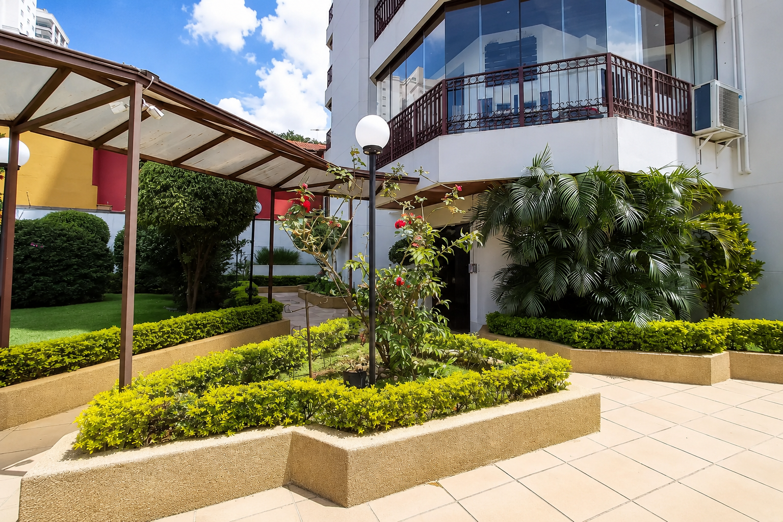 Jardim e áreas comuns - Condominio Residencial Newcastle